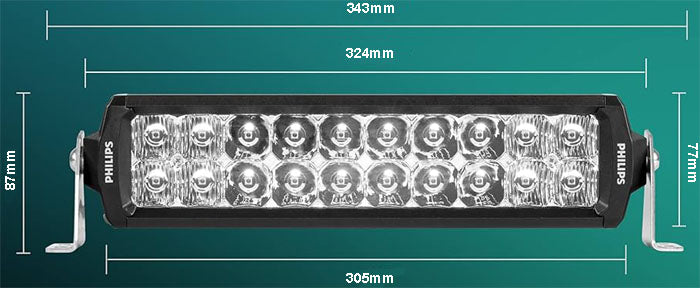 Phillips Light Bar 324MM 12.7Inch Double Row