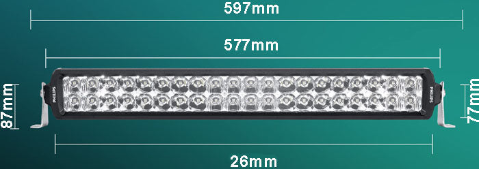 Phillips Light Bar 577MM 22.8 Inch Double Row