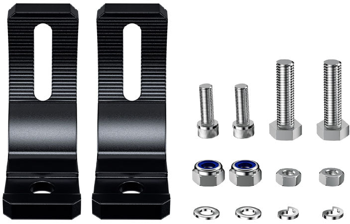 Driving Light Rear Rail Mount Brackets
