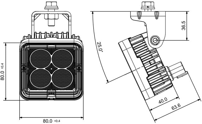 12V Micro Led Work Light