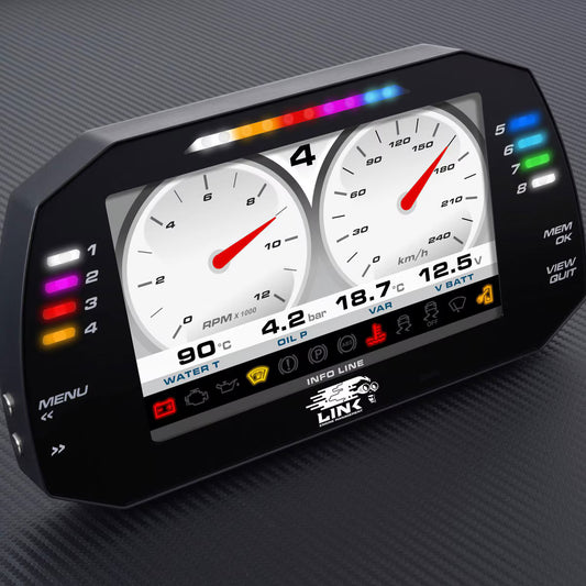 Link ECU MXG Strada 7 INCH dash (Race)