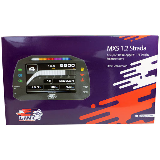 Link ECU MXS Strada 5 INCH dash (street)